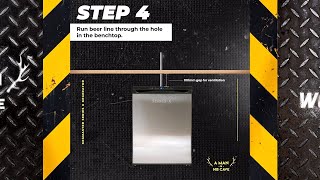 How To Build A D.I.Y Under Bench Kegerator (for beginners)