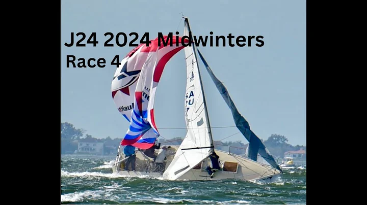 J24 2024 Midwinters Race 4, with onboard crew discussion and tactic
