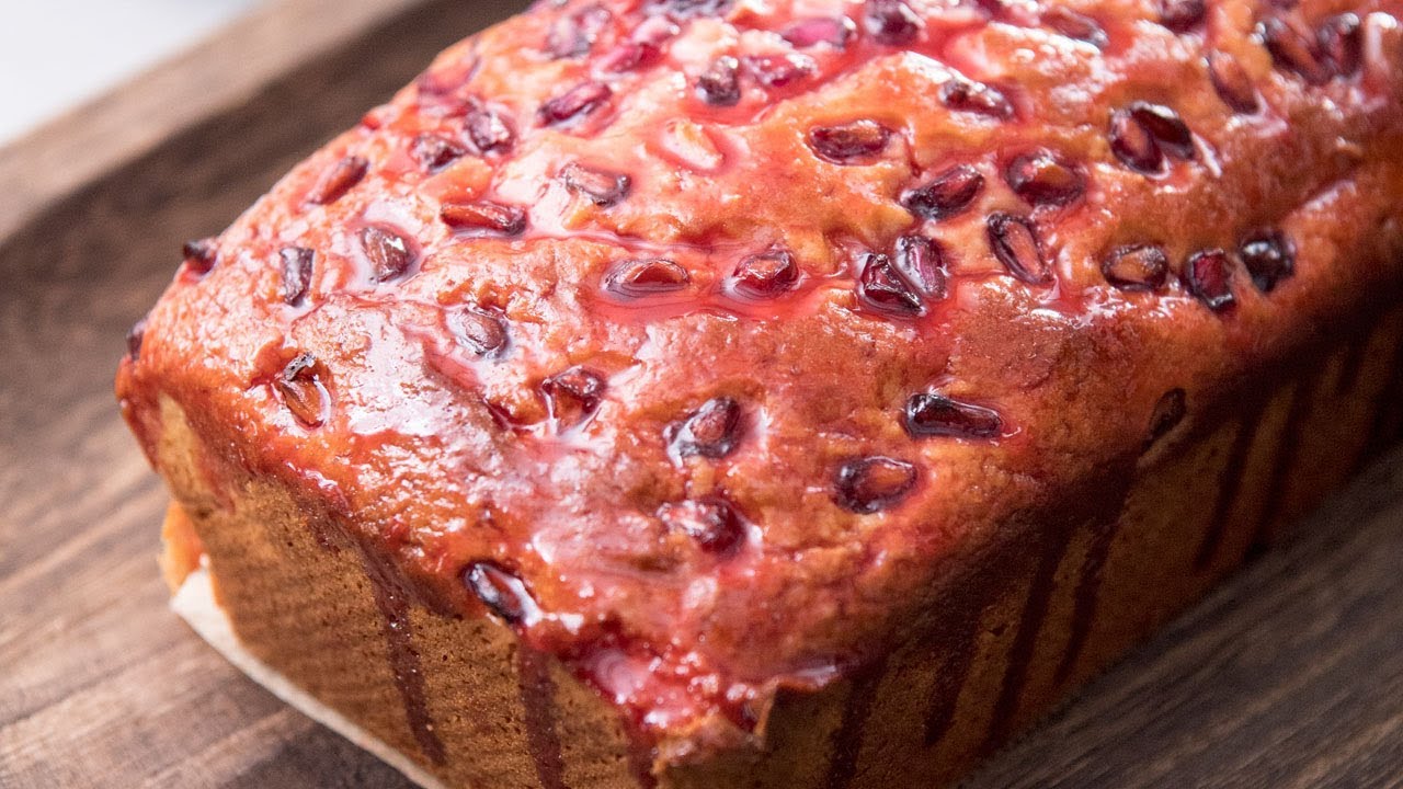 Cake Aux Amandes Citron Et Grenade Youtube