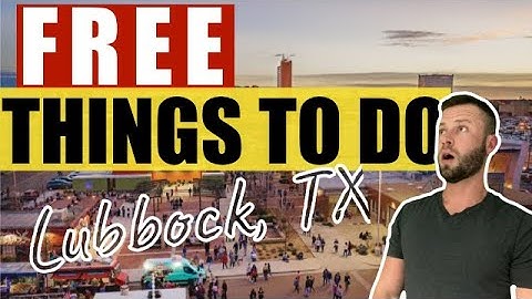 Things To Do In Lubbock, TX💡 | Top 5 FREE Activities
