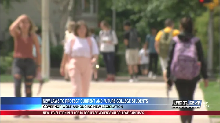 Governor Wolf unveils new legislation to combat sexual assault on college campuses in Pennsylvania