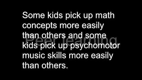 Peer Learning in Music