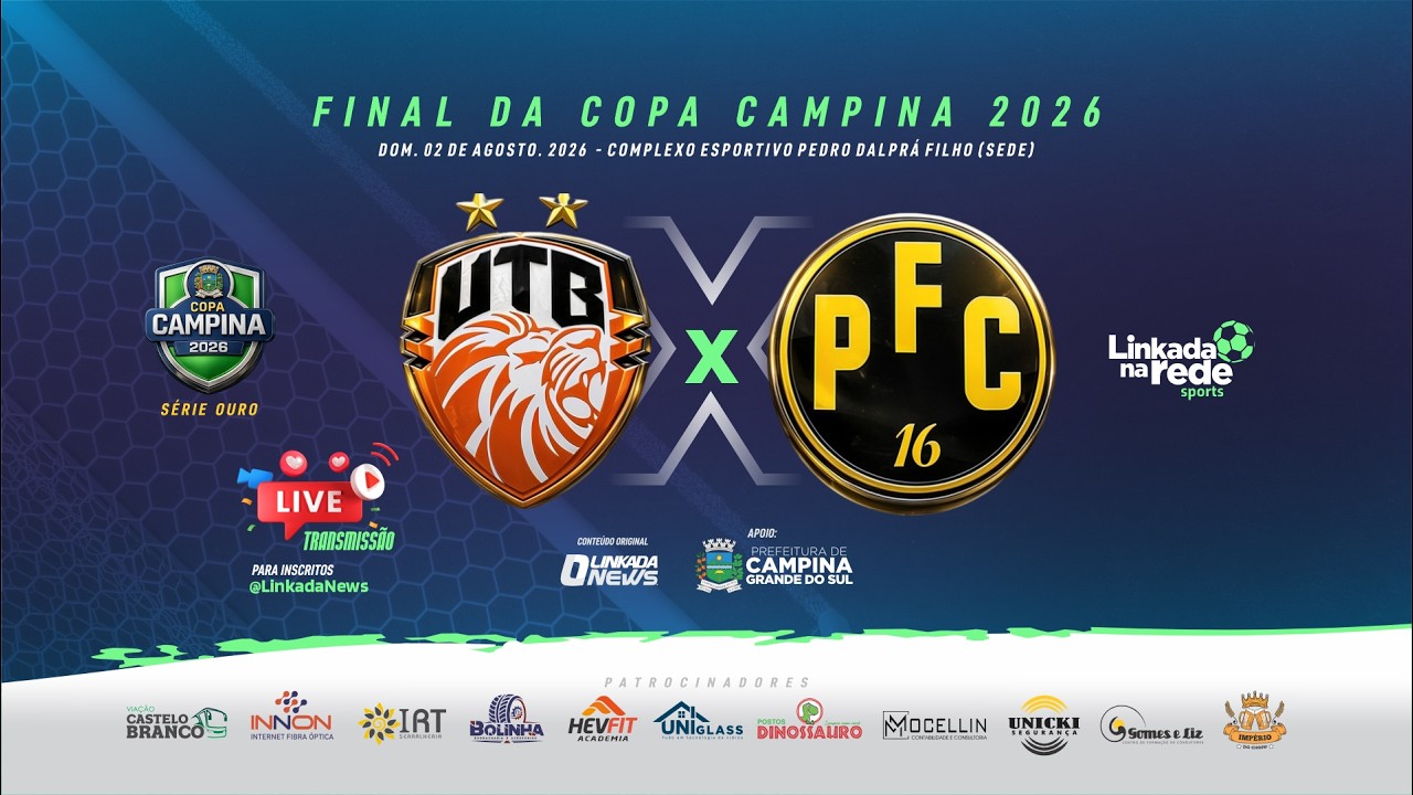 União Terra Boa x Parceria - Final da Copa Campina - Série Ouro 2026