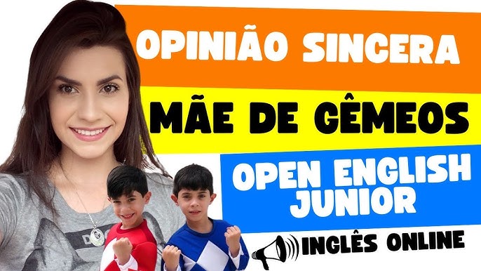 Open English - 2 cursos de inglês online para crianças pelo preço