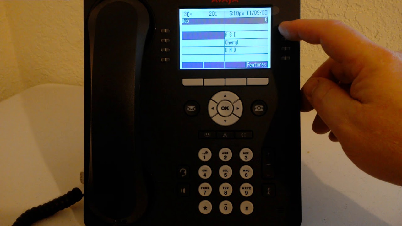 avaya 9508 handset quick reference guide