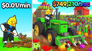 I Made BILLIONS Building MAX LEVEL Farm Factory in Roblox! Information