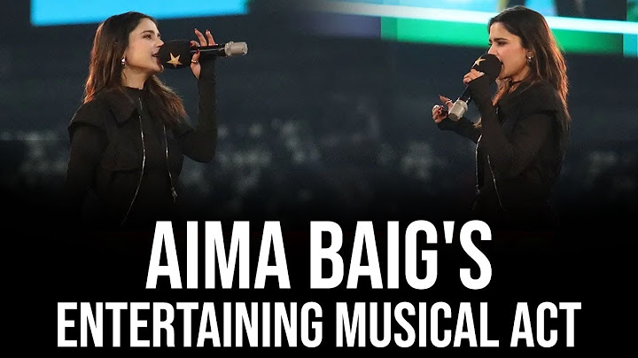 Aima Baig's Entertaining Musical Act at the Grand Inauguration of the Newly Built Gaddafi Stadium