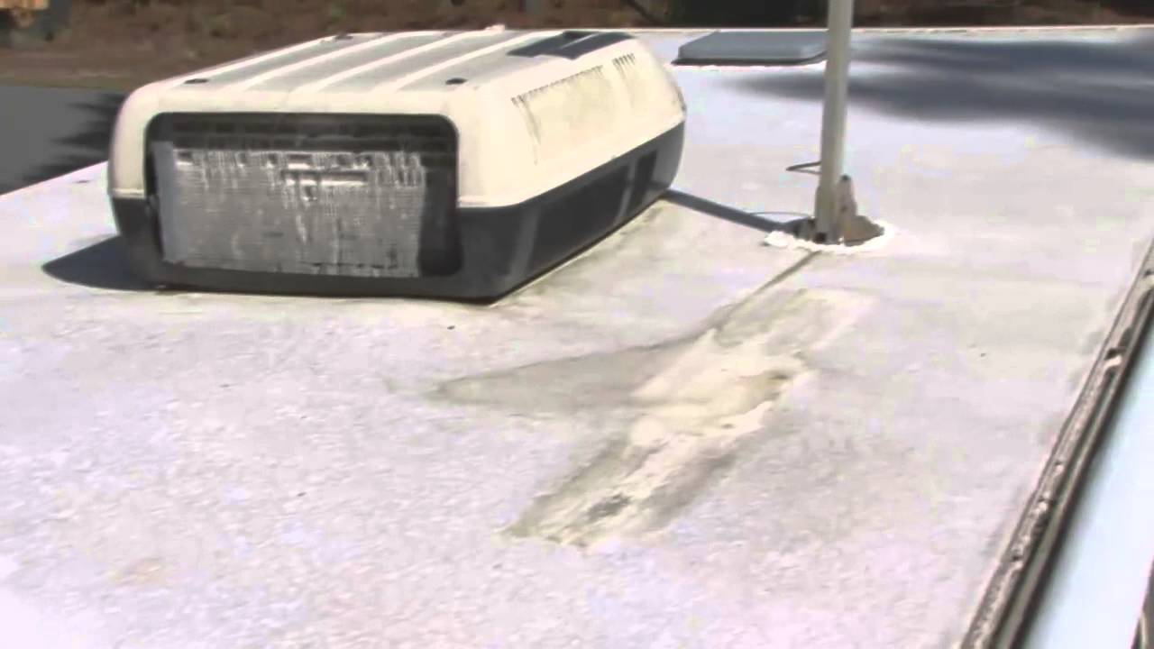 RV Rubber Roof Coating System by Dicor - YouTube