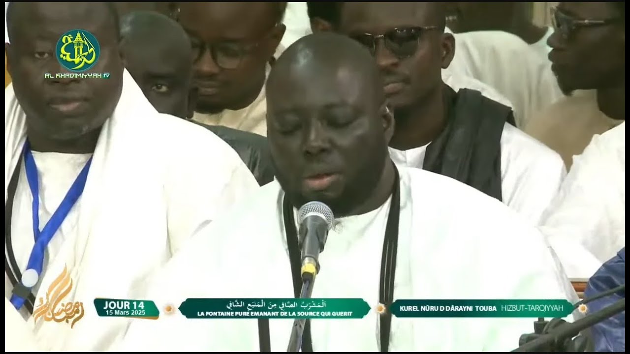 Prestation Qacaid du Kurel Nûru-d Dârayni de Hizbut Tarqiyyah TOUBA - 14em Jour Ramadan 1446H 2025