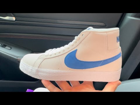 nike sb blazer mid laser blue