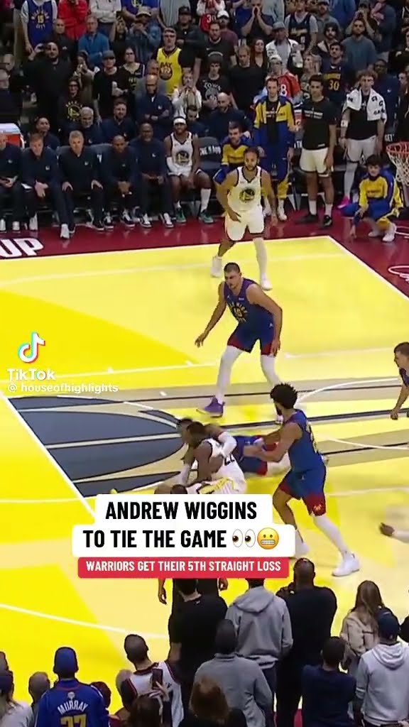Andrew Wiggins to win the game #hoodnews #andrewwiggins #russellwestbrook #warriors #nuggets #omg