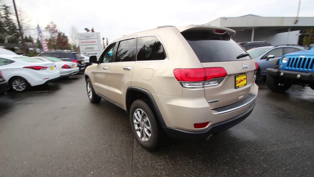 2015 Jeep Grand Cherokee Limited | Cashmere Pearlcoat | FC105356 | Redmond | Seattle