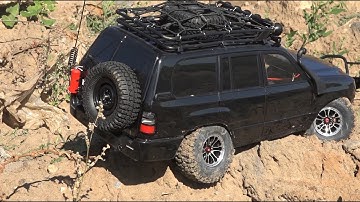 КРУЗАК С ВЫХЛОПОМ на бездорожье ... RC Scale car Land Cruiser MST CFX-W