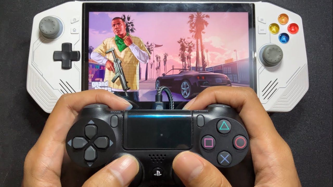 How to Connect a PS4 Controller to UMPC Using a Cable!