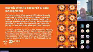 Research Data Management and Security