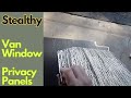 Minivan RV Stealth Window Panels