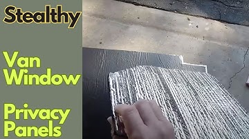 Minivan RV Stealth Window Panels
