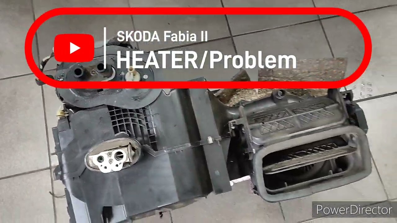 Skoda Fabia ll Heater Core Problem. Audi A1 A3 Cordoba Ibiza Fox Polo -  YouTube