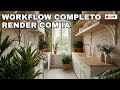 🔥Como fazer imagens com IA a partir de Prints do Sketchup - Workflow Completo
