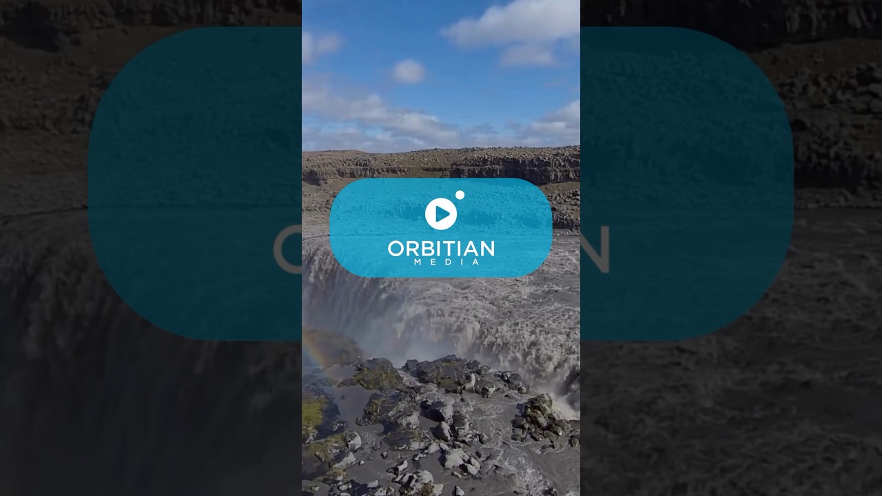 360 Video: Dettifoss Waterfall, Iceland 🌈🇮🇸 