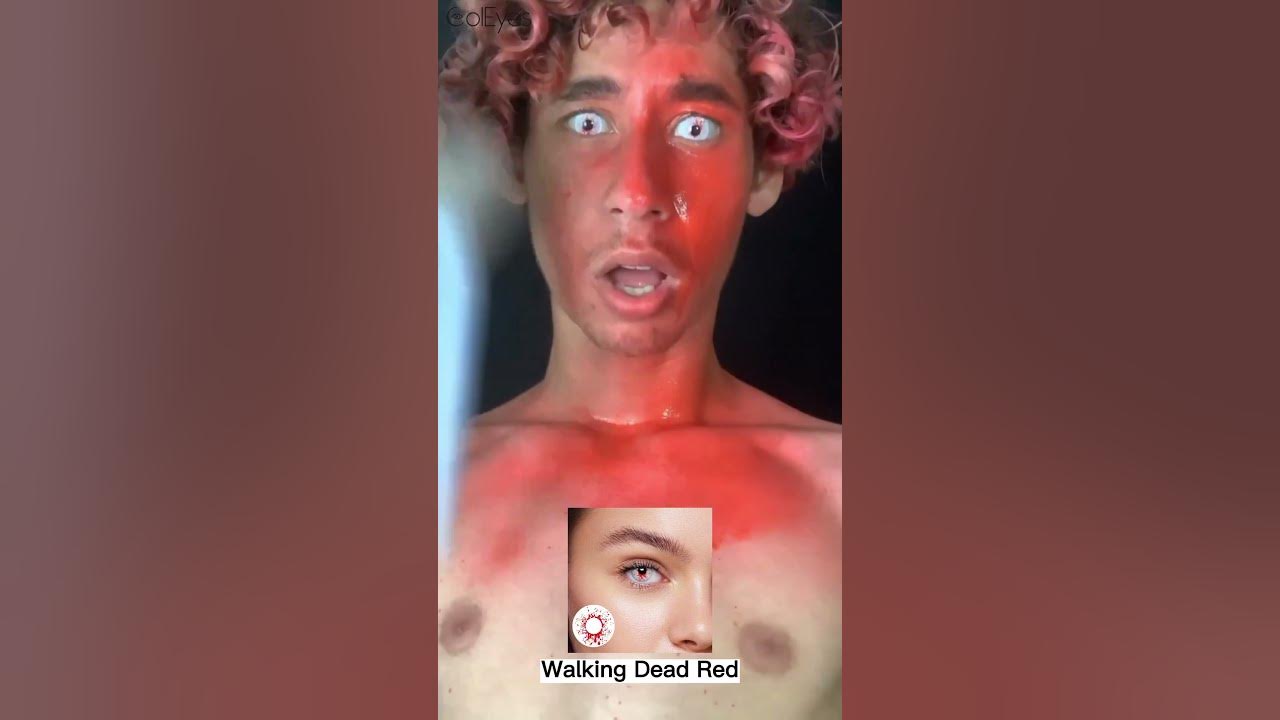Coleyes Trauma Walking Dead Red Cosplay Halloween Colored Contacts Coleyes Trauma Walking Dead Red Cosplay Halloween Colored Contacts
