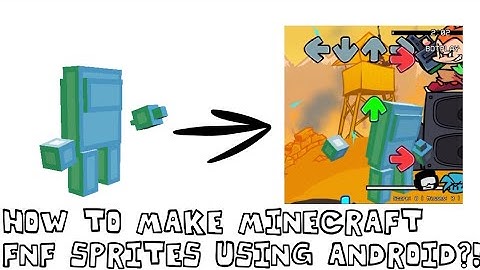 FNF Tutorial • How to Make Minecraft FNF Sprites using Android