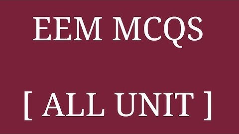 Electrical & Electronic Measurements (EEM)  MCQs of all units. [ PDF link in the description box ]