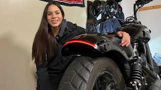 تركيب ضوء خلفي على الرفرف لدراجتي من طراز Indian Scout Bobber screenshot 4