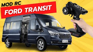 Converting 16-Seater Model to RC Car | Ford Transit RC MOD