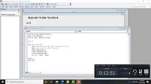 Newton Raphson Visual Basic