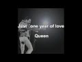 一年だけの愛！情感溢れるジョンの歌詞！One year of love /Queen