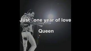一年だけの愛！情感溢れるジョンの歌詞！One year of love /Queen