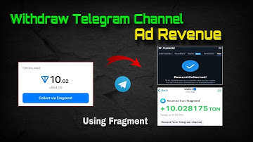 How to withdraw Telegram Channel Ad revenue using Fragment | Telegram Monetization