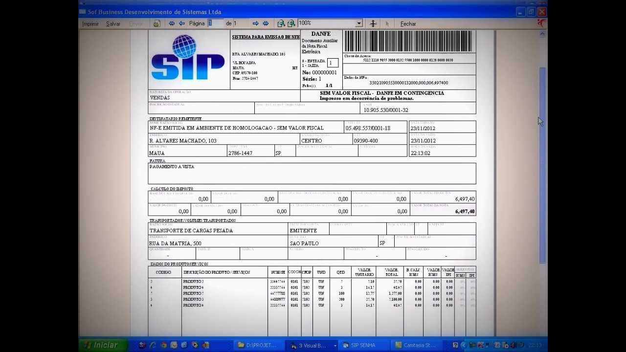 nota fiscal eletronica nota fiscal eletronica