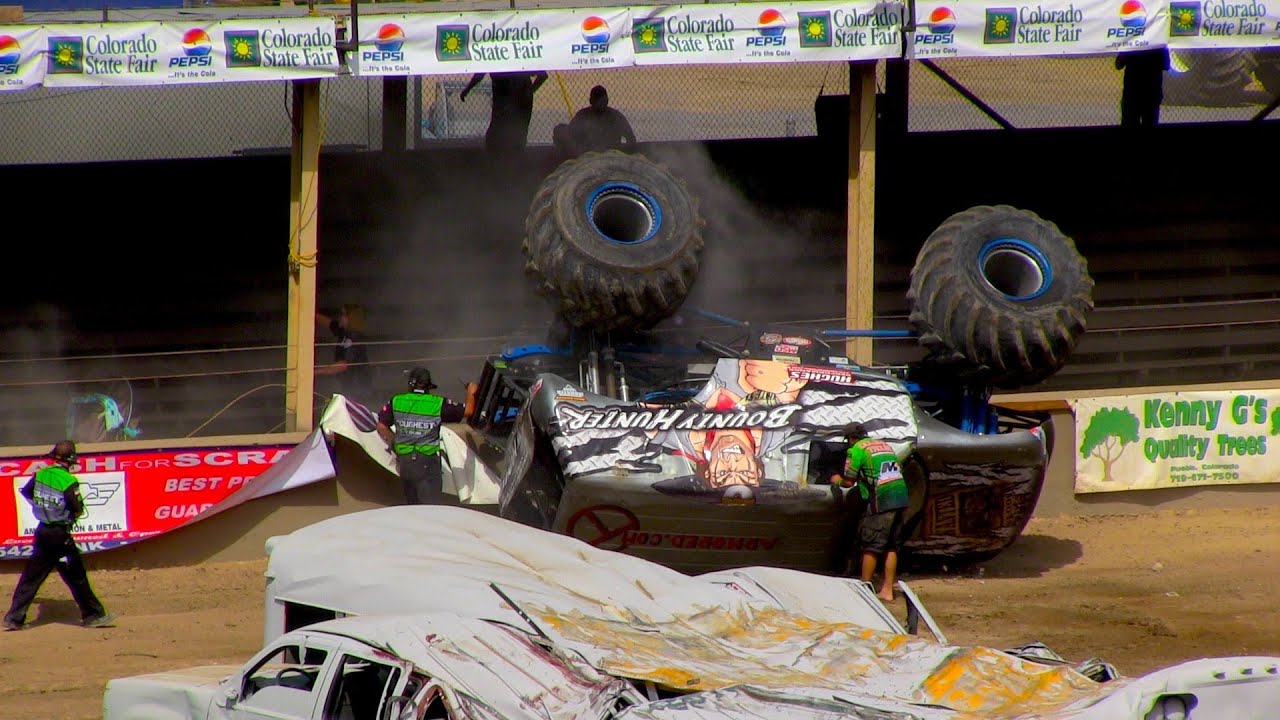 Monster Truck Crashes 2013 Colorado State Fair YouTube Monster Truck Crashes 2013 Colorado State Fair YouTube