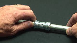 4 in. EMT Compression Slip Coupling, Steel