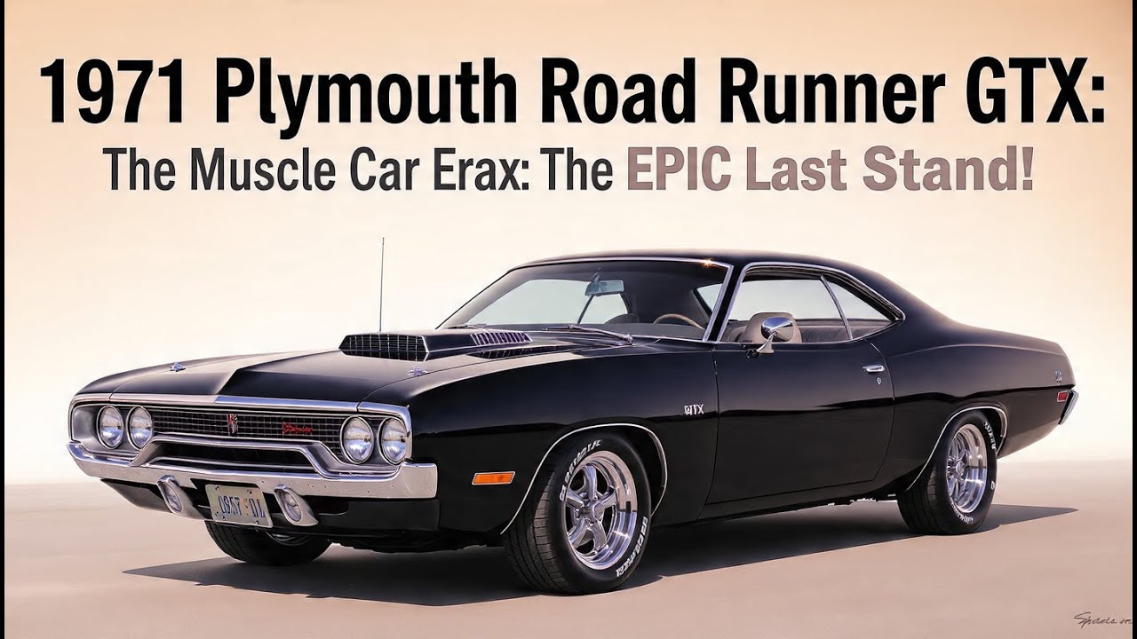 1971 | Plymouth Road Runner GTX | Последний пик американской мускул-каров