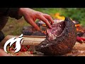 Wie du einen riesigen Braten mit flüssigem Gold füllst | Fire Kitchen ASMR 🔥🔥🔥