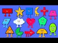 Shapes Name with Simple Sentences | Fun English Learning for Children #shapesforkids