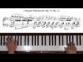 Chopin Nocturne Op. 9, No. 2 Piano Tutorial