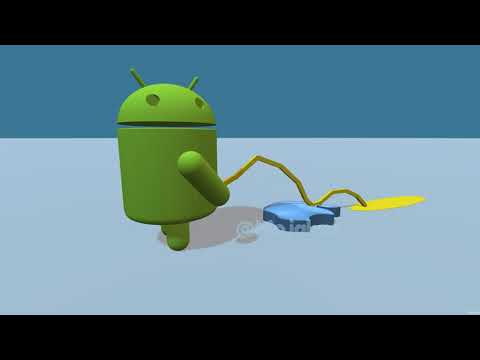 Android pee on Apple (Prisma 3D Animation)
