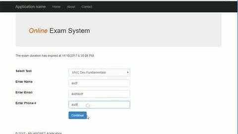 Online Exam System using C#.NET MVC - Part 5 Pagination and Page Model
