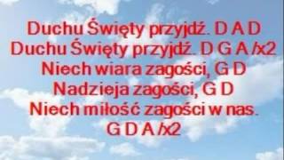 Duchu Swiety Przyjdz Chwyty Na Gitare Youtube