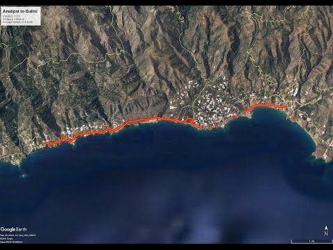 Crete via Dashcam—Analipsi