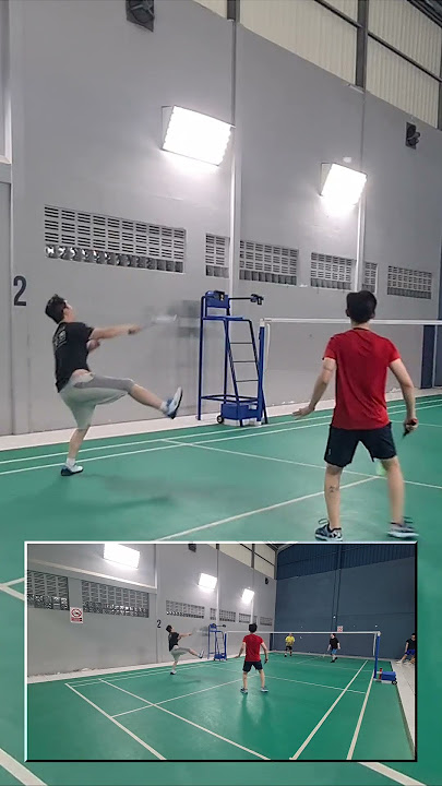 Beginner Centrin Badminton, Men Doubles (Willy, Efrin vs Binsar, Budiman) - 20250318 A