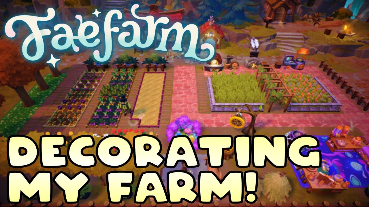 Decorating My Farm In Fae Farm YouTube Decorating My Farm In Fae Farm YouTube