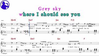 Deep Purple-April karaoke sheet music,MR for players,chord,chorus,Lyrics add(Ye karaoke) screenshot 3