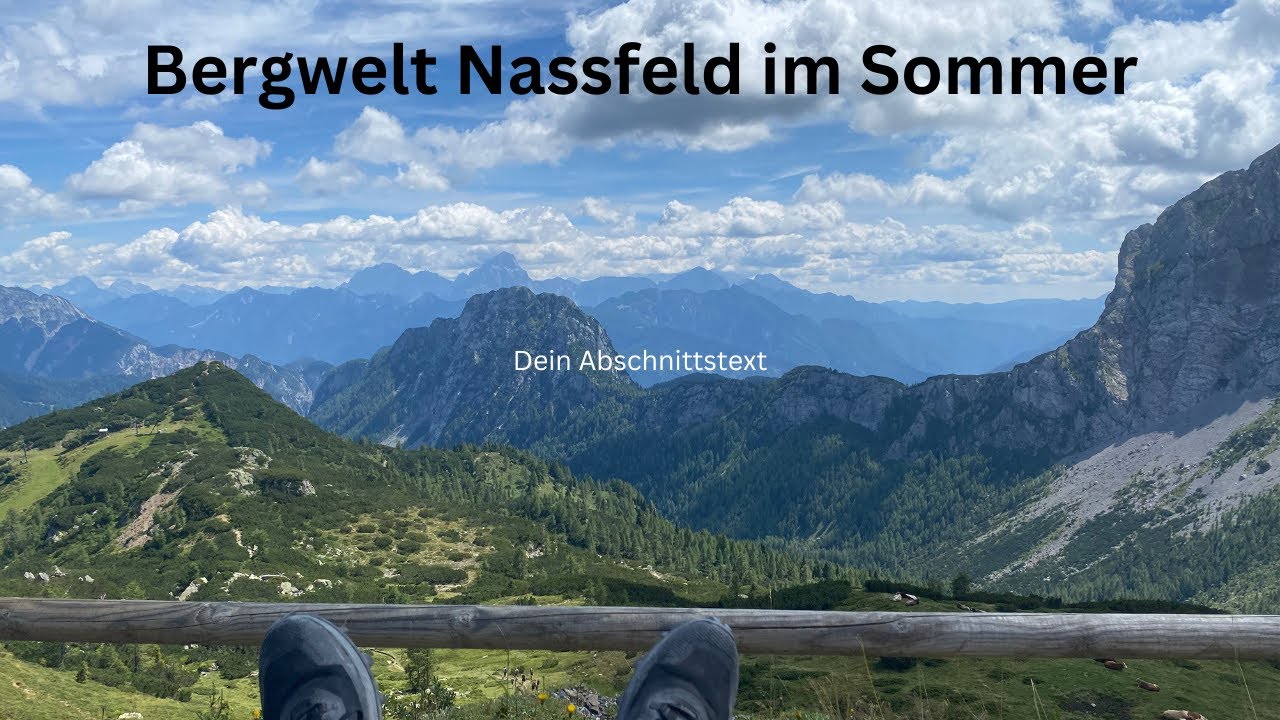 Nassfeld im Sommer - Bergwelt Nassfeld