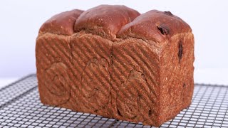 适合新手一次成功的巧克力生吐司面包（水合法）｜Chocolate Loaf Bread