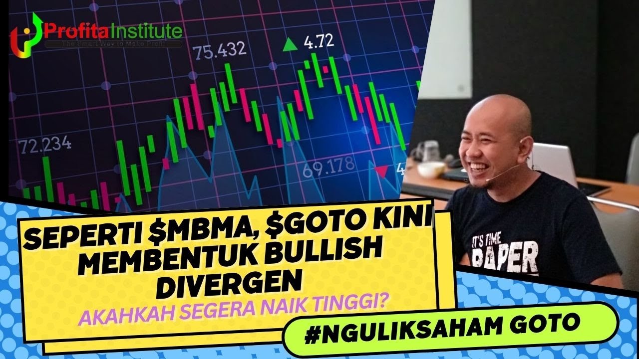 seperti saham MBMA sebelum rally, saham GOTO membentuk bullish divergen. Apakah akan naik tinggi?